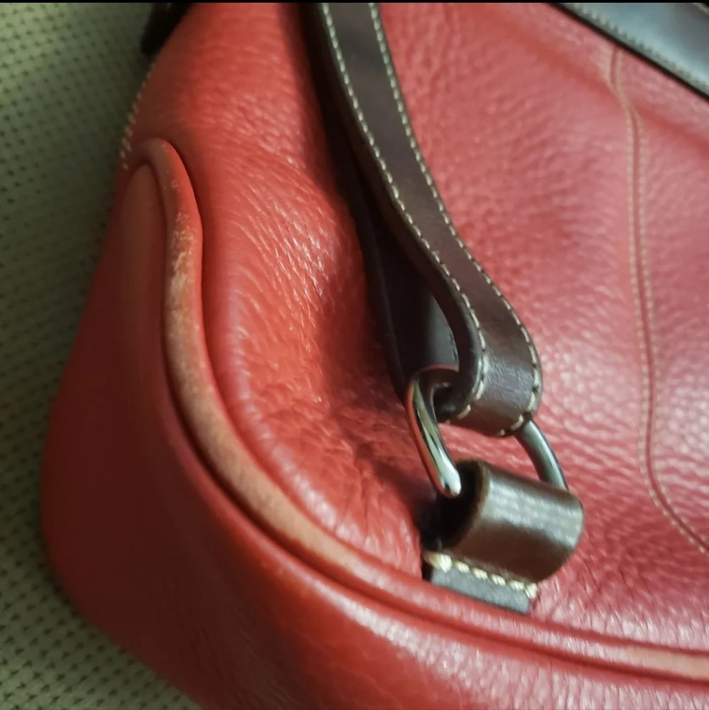 Dooney & Bourke all weather leather vintage red backpack